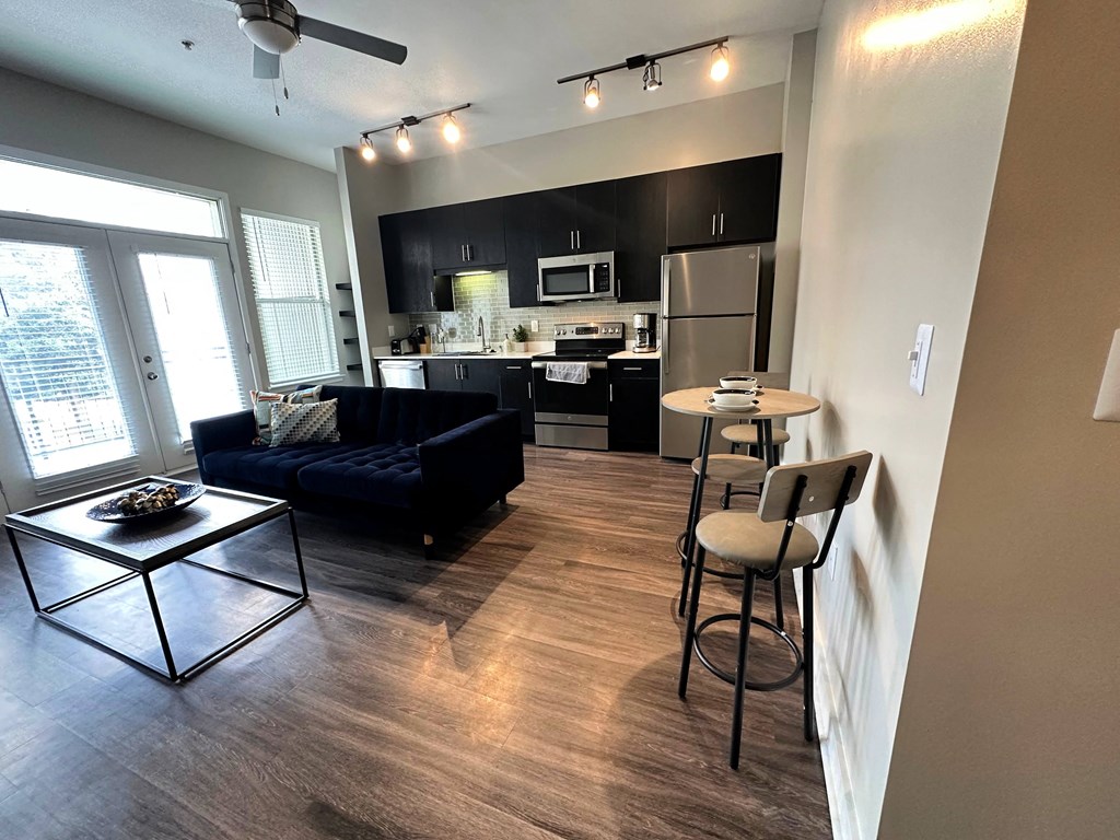 Kitchen at Mariposa Lofts, Atlanta, 30307
