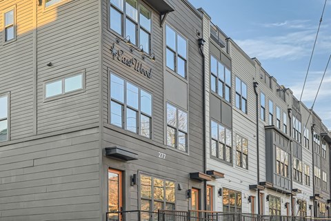 A building with the name Eastwood on it.