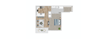 a floor plan of a house