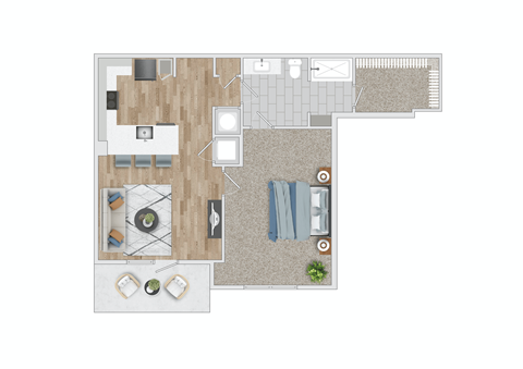 a floor plan of a house