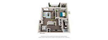 A6 Floor Plan at Echo at Lake Norman, North Carolina
