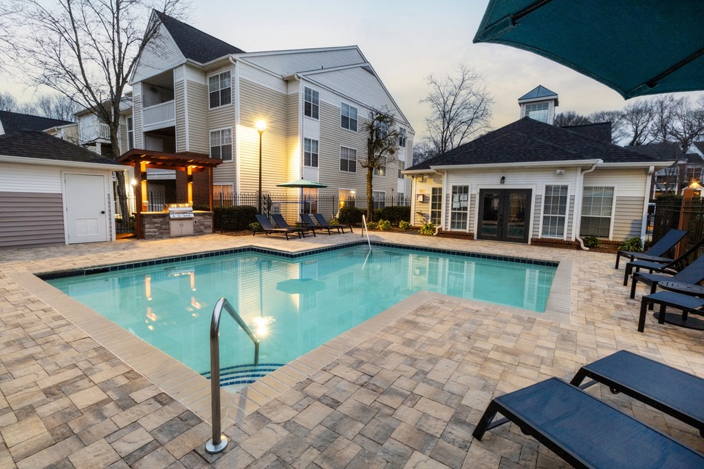 our apartments have a resort style swimming pool