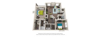 B1 Floor Plan at Echo at Lake Norman, Mooresville, NC