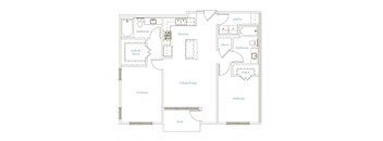 a floor plan of a house