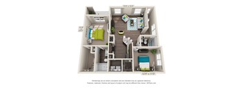 B2 Floor Plan at Echo at Lake Norman, Mooresville, NC 28117