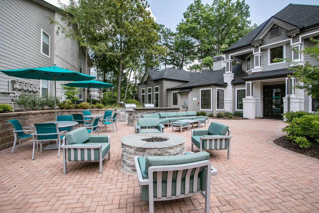 Fire Pit Area at The Carlyle at Perimeter, Dunwoody, Georgia
