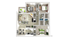 C1d-- 3 Bed/ 2 Bath