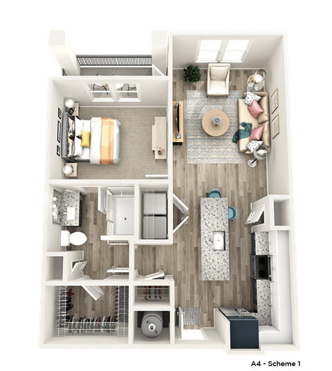 a floor plan of the acadia