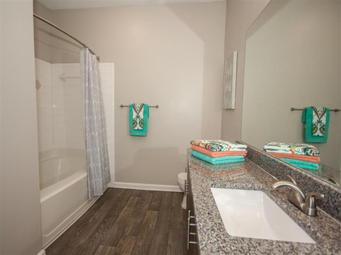 Bathroom With Bathtub at North Park Estates, Georgia, 30004