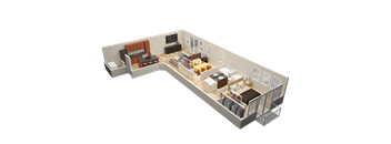 2 bed 2 bath B2  at Mariposa Lofts, Atlanta, GA