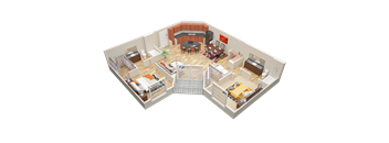 2 bed 2 bath B4  at Mariposa Lofts, Georgia