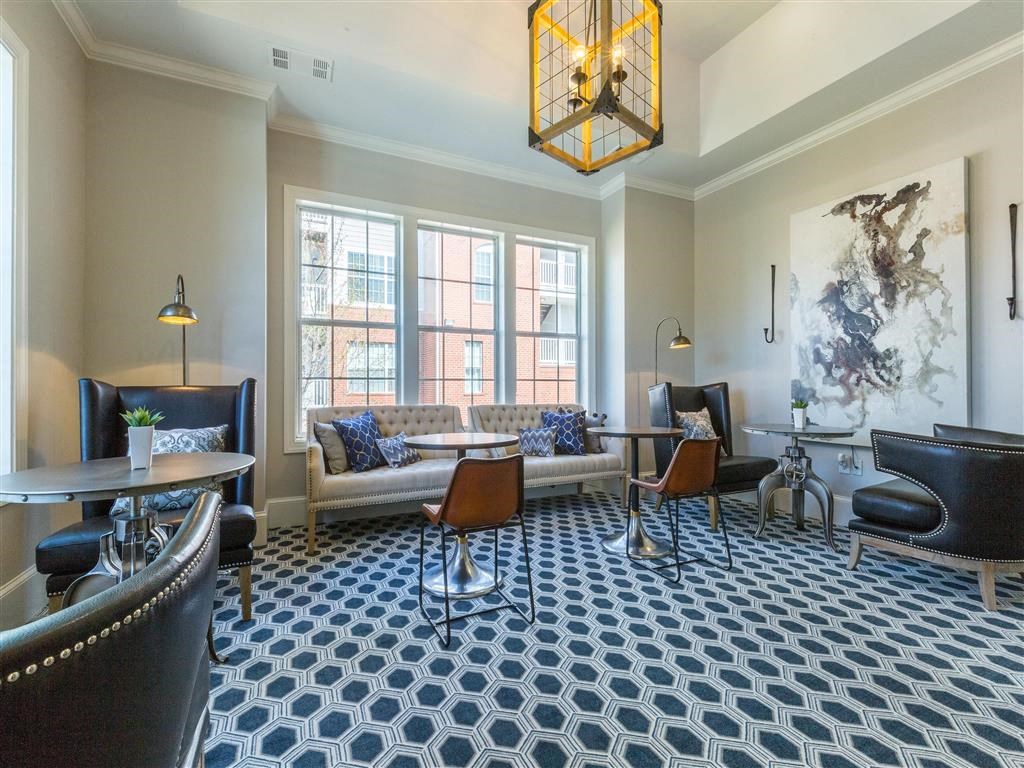 Resident Lounge at The Pointe at Suwanee Station, Suwanee, 30024