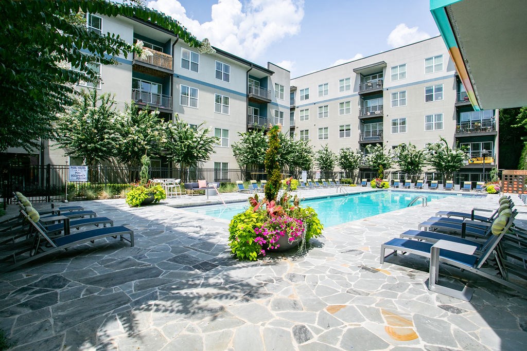 Pool With Sundeck Pool With Sundeck at Glenwood Park Lofts, Georgia