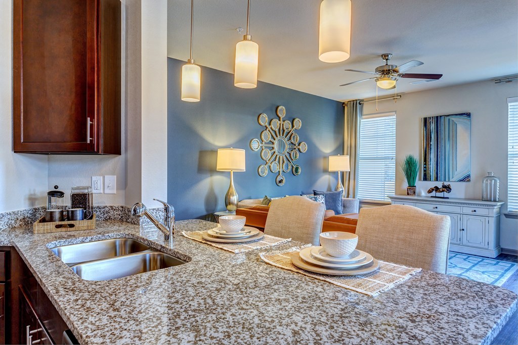 granite countertops in kitchen at Creekside at Providence, Mt Juliet, TN, 37122