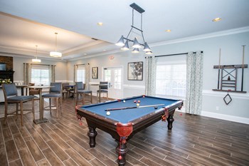 clubroom with billiards