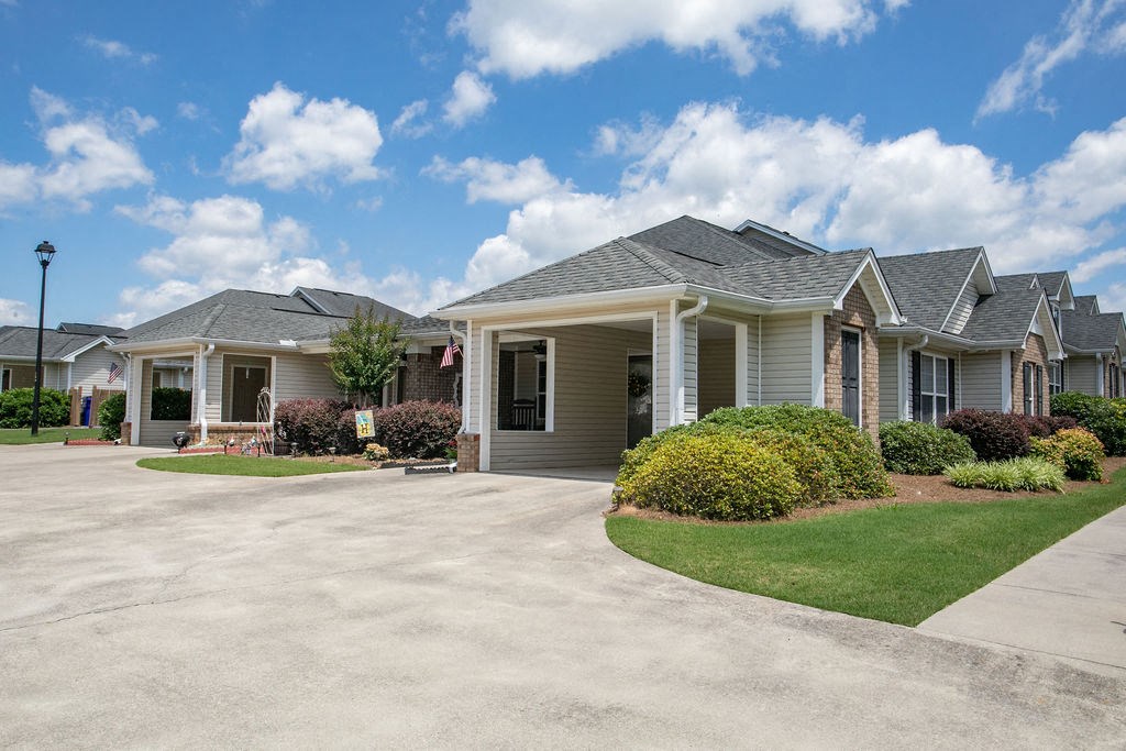 building exterior with carport