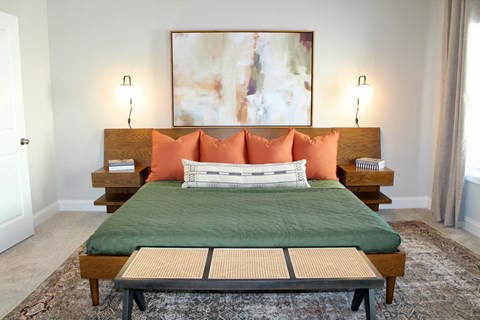 Spacious Bedroom at Herrin Farms, Georgia