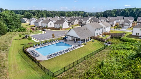 A large swimming pool at Herrin Farms, Auburn, GA, 30011