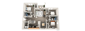 3 bedroom floor plan