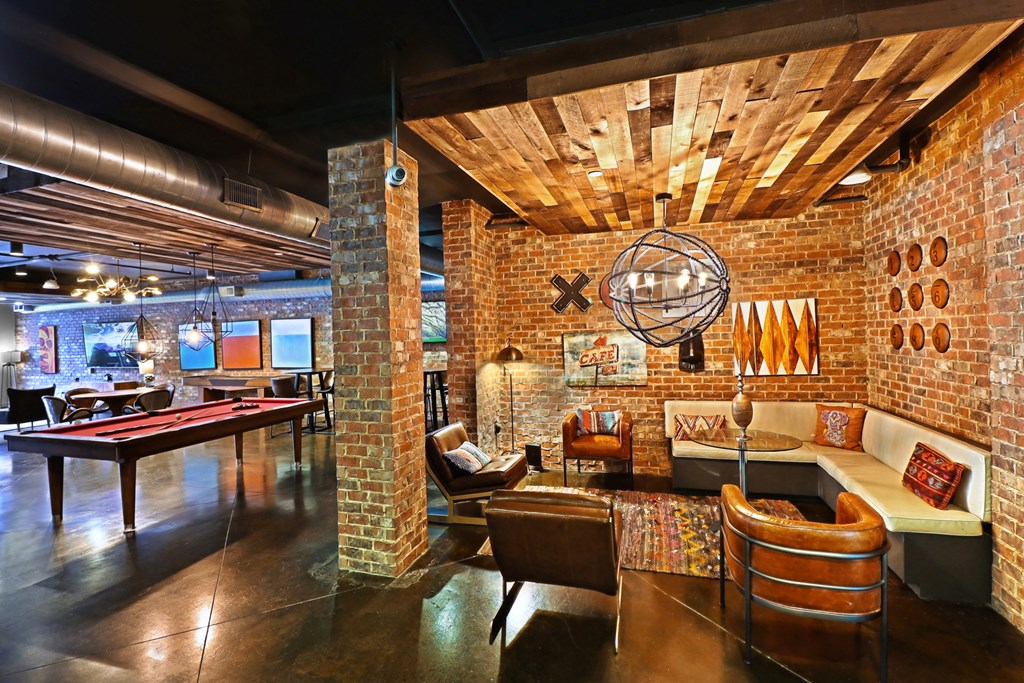 reading  nook in clubroom at Mariposa Lofts, Georgia, 30307