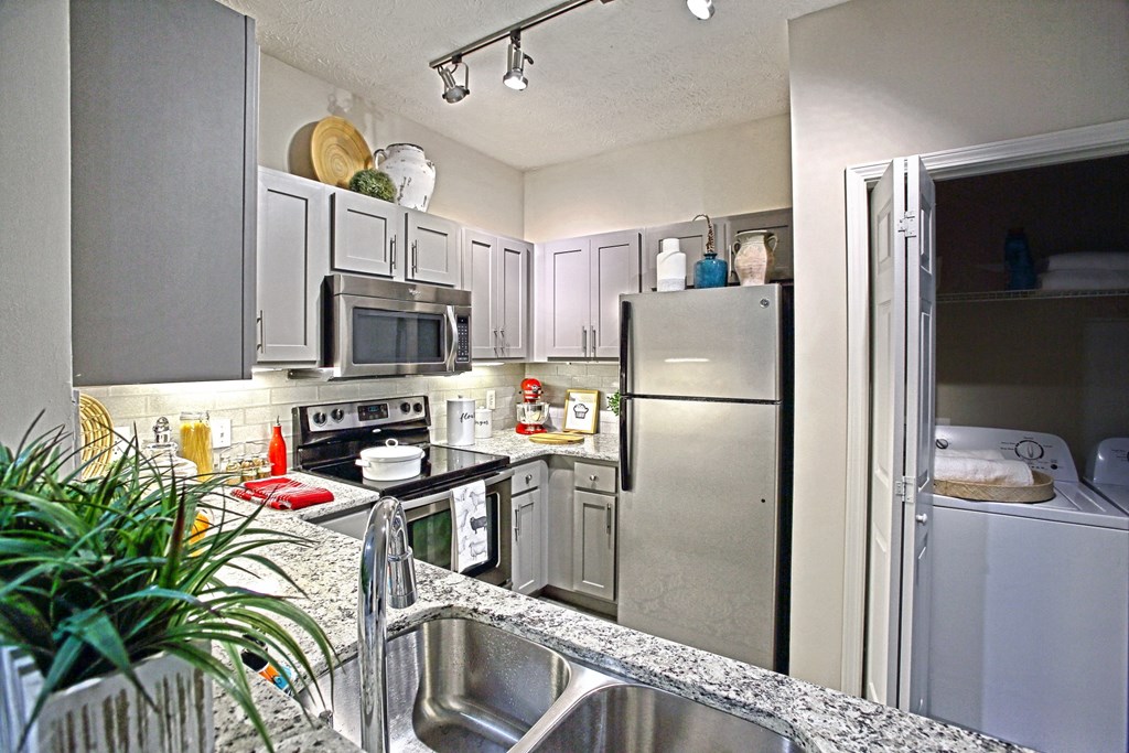 kitchen with stainless steel appliances