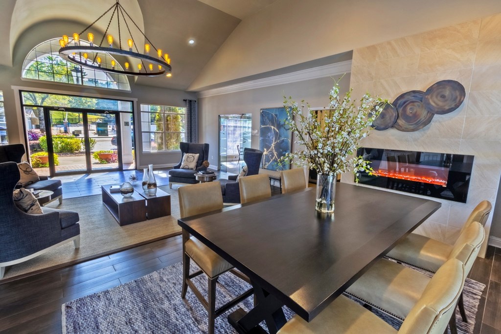 Leasing office loungen at Lullwater at Calumet, Georgia