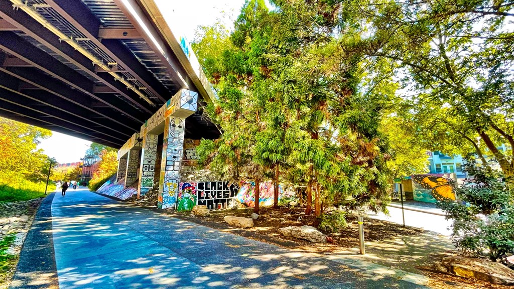 Pool side at Mariposa Lofts, Atlanta, 30307