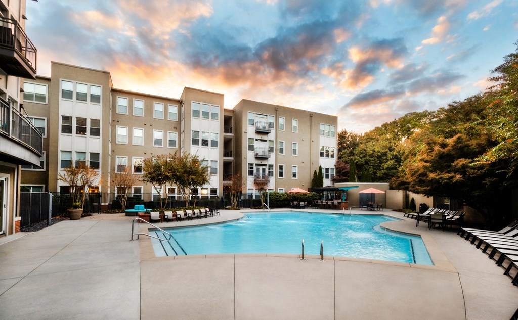 Swimming pool at Mariposa Lofts, Atlanta, GA, 30307