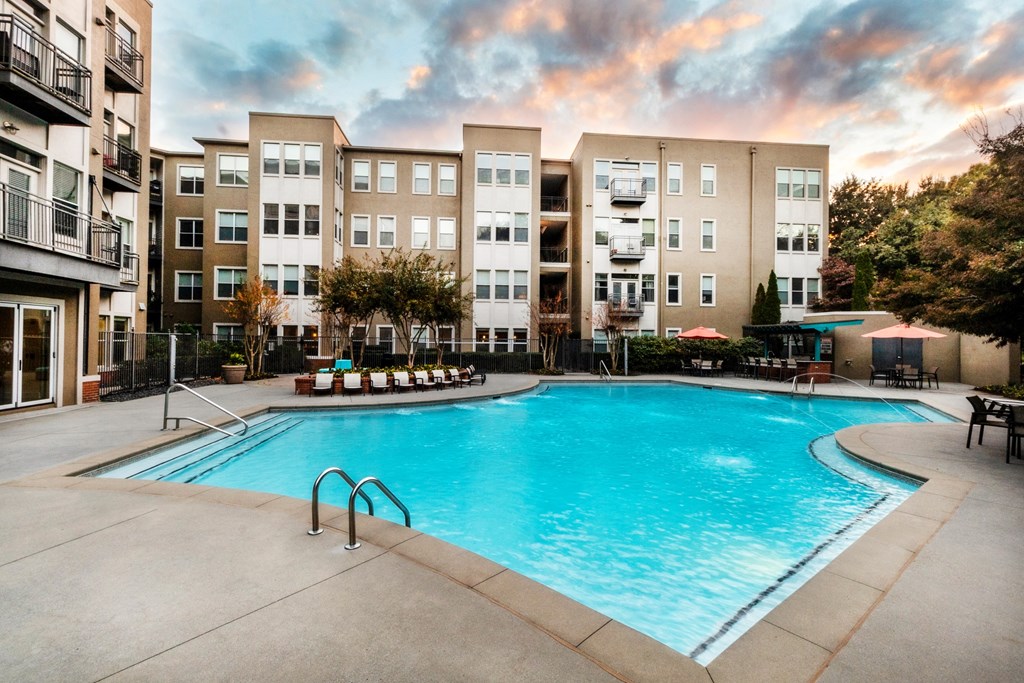 Swimming at Mariposa Lofts, Atlanta, GA, 30307