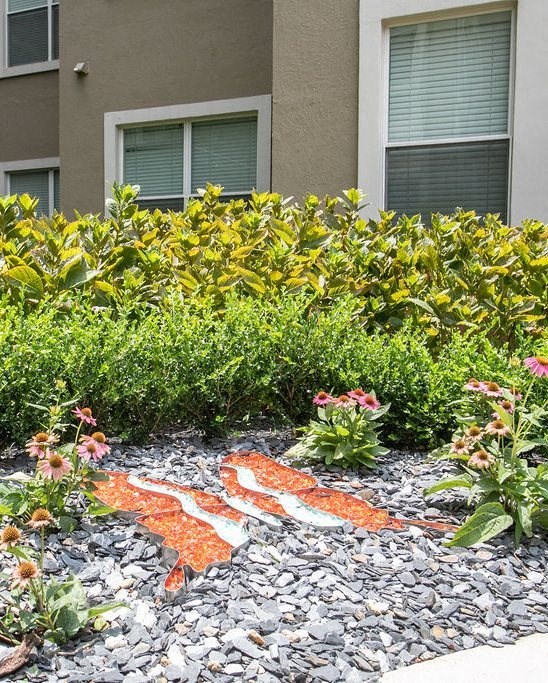 Garden Art at Mariposa Lofts, Atlanta, GA, 30307