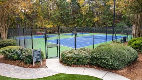 Tennis Courts at North Park Estates, Alpharetta, Georgia