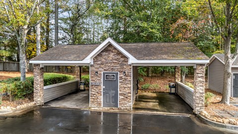 a covered parking lot at North Park Estates, Alpharetta, 30004