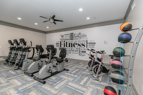 fitness center fitness center at The Mill at Chastain, Kennesaw, 30144