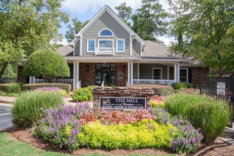 Clubhouse Exterior at The Mill at Chastain, Kennesaw, GA