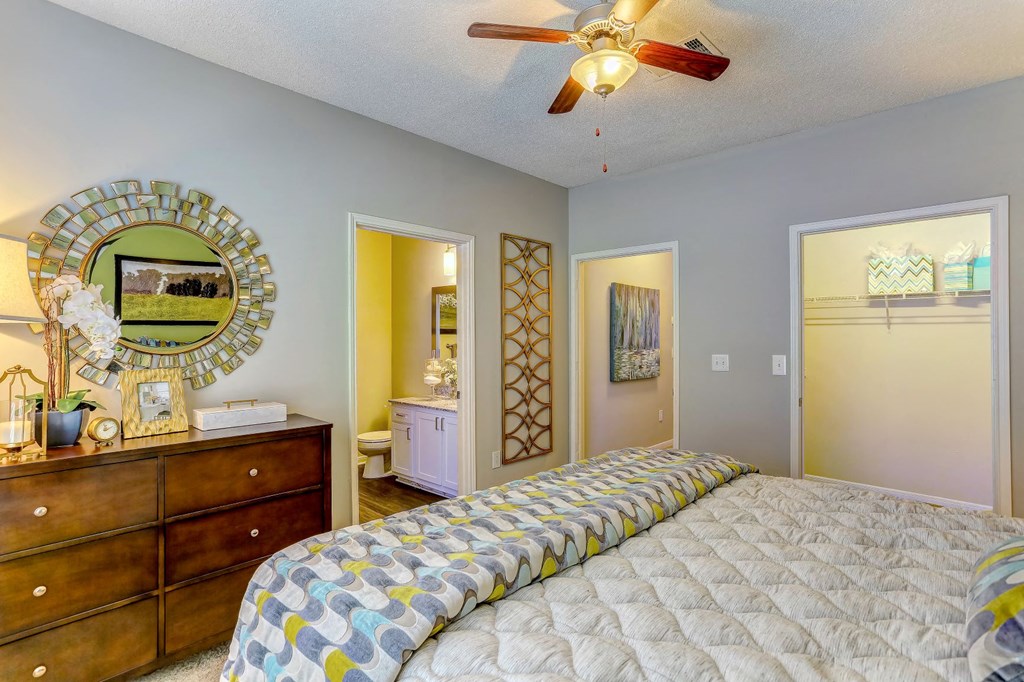 Model Apartment Bedroom, Walk in Closet