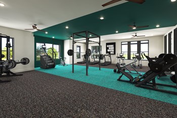 fitness center rendering - Photo Gallery 6