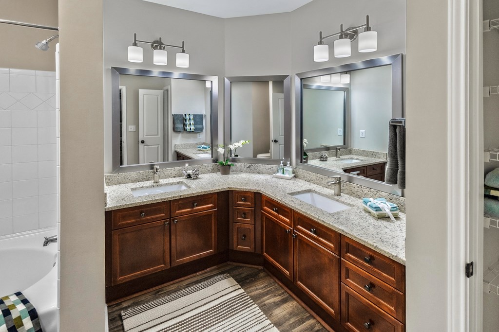Large Bathroom at The Pointe at Suwanee Station, Suwanee, GA