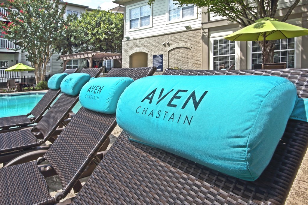 sundeck with lounge pillows