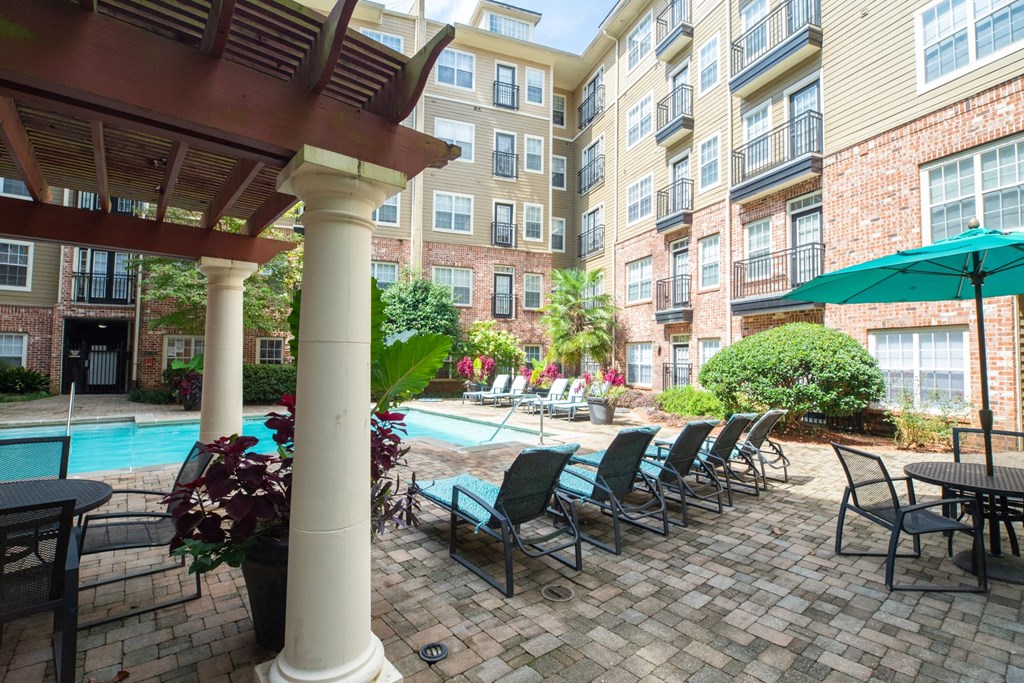 Pool Deck at The Orleans of Decatur, Georgia