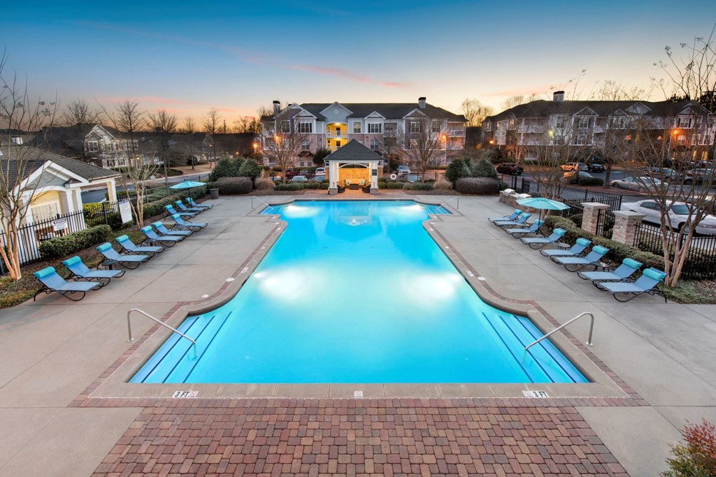 Twilight Pool at The Pointe at Suwanee Station, Suwanee, 30024