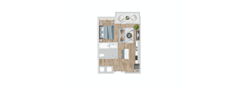 bedroom floor plan | the residences at sawmill park