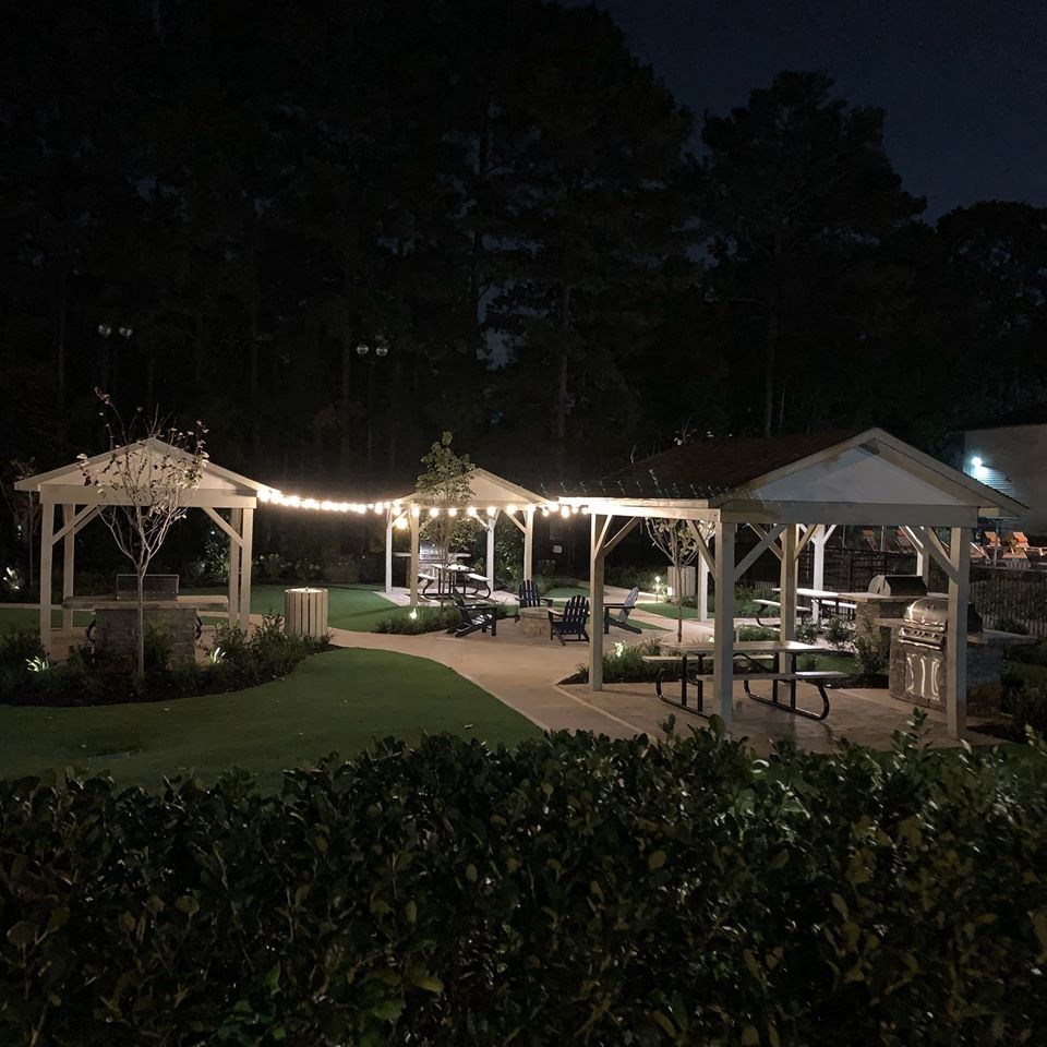 Night Picnic Area at Seven Pines, Alpharetta, GA, 30022