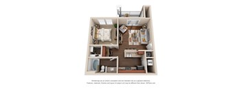 a floor plan of the villas at houston levee west apartments