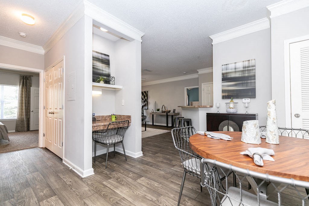 Model Built In Desk at Villas at Hampton, Hampton