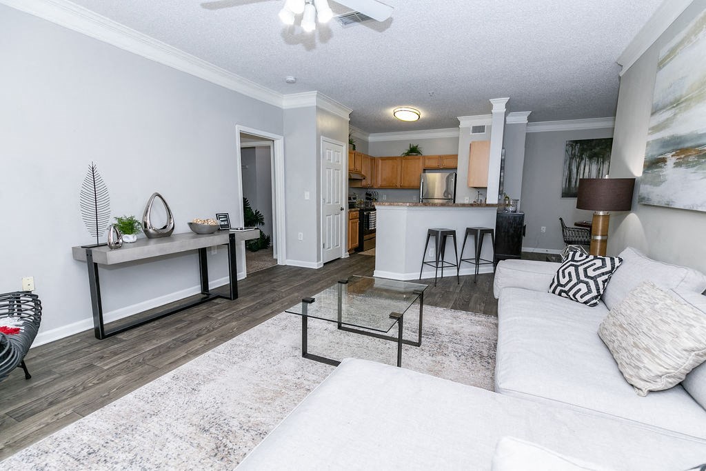 Modern Living Room at Villas at Hampton, Hampton, GA, 30228