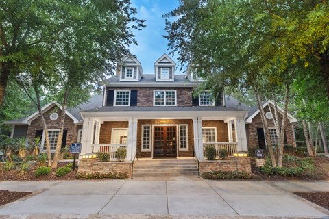 Entrance to the Clubhouse at The Estates at Ballantyne, Charlotte, North Carolina, 28277