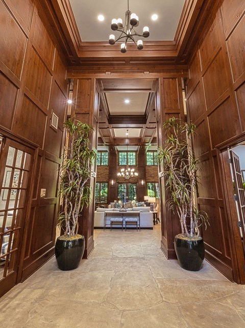 Clubhouse with Wooden Walls at The Estates at Ballantyne, Charlotte, North Carolina, 28277