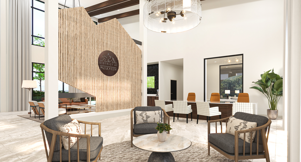 a rendering of the lobby