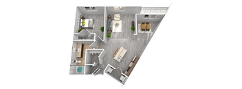 Glenwood - a7 Floor plan at Glenwood Park Lofts, Atlanta