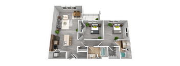Glenwood - b4 Floor plan at Glenwood Park Lofts, Atlanta